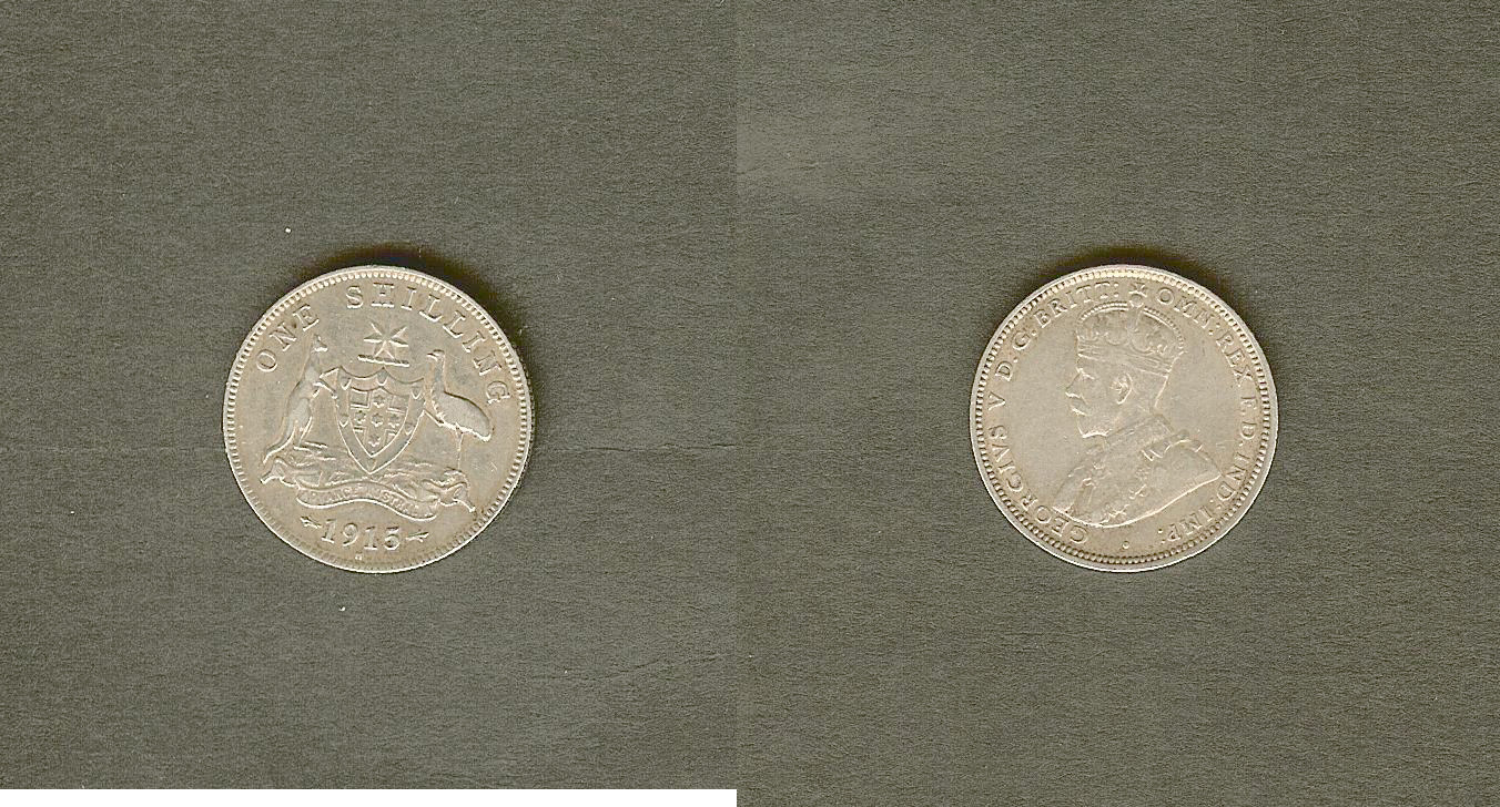 Australia shilling 1915H VF